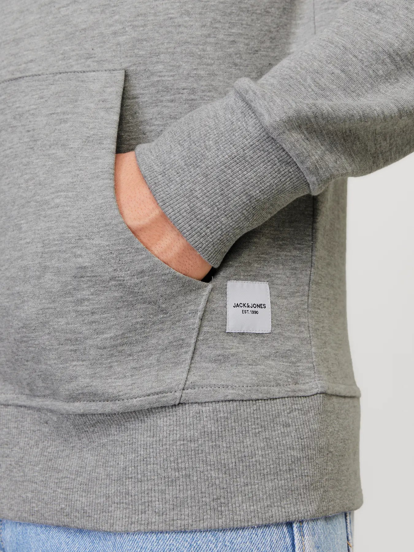 Felpa full zip con cappuccio