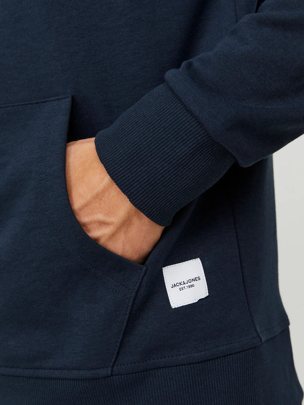 Felpa full zip con cappuccio